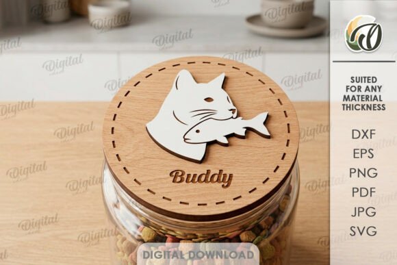 3D Pet Treats Jar Lid Laser Cut: A Smart Digital Solution for Custom Storage