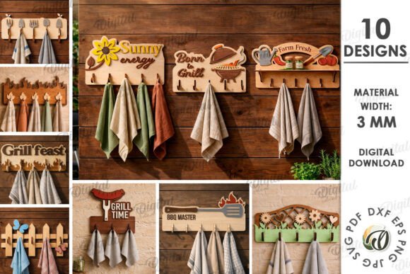 3D Summer Towel Racks Bundle Laser Cut: A Practical Guide to Digital Fabrication Success