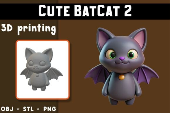 Bringing Fantasy to Life: A Deep Dive into the Cute BatCat 2 3D Model