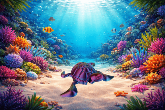 Bringing the Ocean to Your Desk: The Flexi Sea Turtle STL Articulated 3D Print Model