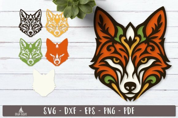 Evaluating the 3d Tribal Fox Head SVG Layered Design for Complex Craft Projects