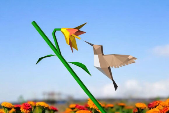 Humming Bird - 3d Papercraft