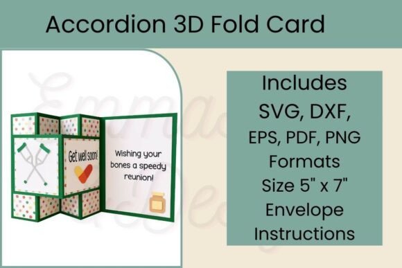 Strategic Use of the 3D SVG Accordion Get Well Soon Card for Meaningful Communication