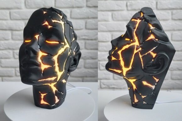 The Intersection of Art and Technology: Exploring the Female Face LED Lamp as a 3D Printable Masterpiece