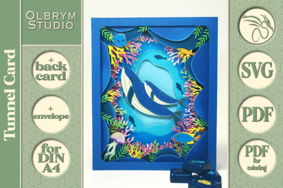 The Whales 3D Tunnel Card: A Multi-Dimensional Masterpiece for Ocean Enthusiasts